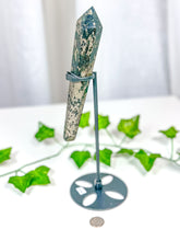 Load image into Gallery viewer, Pyrite Wand on Stand (62A)