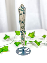 Load image into Gallery viewer, Pyrite Wand on Stand (54S)