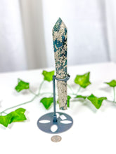 Load image into Gallery viewer, Pyrite Wand on Stand (54A)