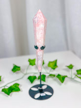 Load image into Gallery viewer, Pink Opal Wand on Stand (85A)