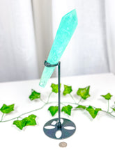 Load image into Gallery viewer, Emerald Fluorite Wand on Stand (92A)