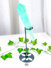 Load image into Gallery viewer, Emerald Fluorite Wand on Stand (92B)