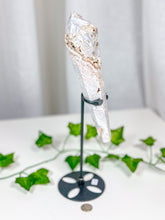 Load image into Gallery viewer, Crazy Lace Agate Wand on Stand (92B)