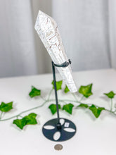 Load image into Gallery viewer, Crazy Lace Agate Wand on Stand (88A)
