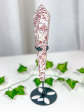 Load image into Gallery viewer, Crazy Lace Agate Wand on Stand (82C)
