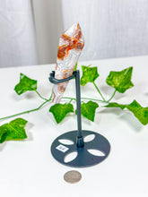 Load image into Gallery viewer, Crazy Lace Agate Wand on Stand (36B)