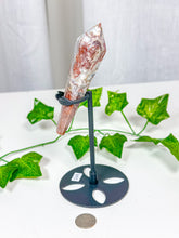 Load image into Gallery viewer, Crazy Lace Agate Wand on Stand (34C)