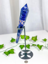 Load image into Gallery viewer, Sodalite Wand on Stand (85B)