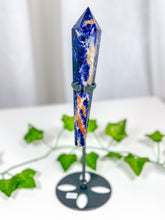 Load image into Gallery viewer, Sodalite Wand on Stand (82A)