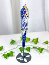 Load image into Gallery viewer, Sodalite Wand on Stand (82B)