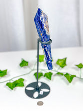 Load image into Gallery viewer, Sodalite Wand on Stand (68D)