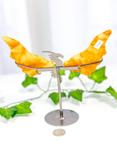 Load image into Gallery viewer, Golden Healer Dragon Wings on Stand (40B)