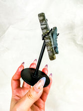 Load image into Gallery viewer, Labradorite Butterfly Wings on Stand (40V)
