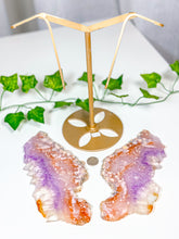 Load image into Gallery viewer, Pink Amethyst Butterfly Wings on Stand (272)