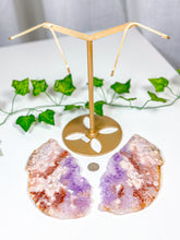 Load image into Gallery viewer, Pink Amethyst Butterfly Wings on Stand (188)