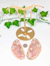 Load image into Gallery viewer, Pink Amethyst Butterfly Wings on Stand (72A)