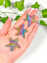 Load image into Gallery viewer, Titanium Rainbow Aura Bismuth Seahorse