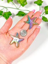 Load image into Gallery viewer, Titanium Rainbow Aura Bismuth Seahorse