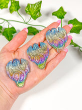 Load image into Gallery viewer, Titanium Rainbow Aura Bismuth Dragon