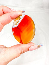 Load image into Gallery viewer, Carnelian Worry Stone