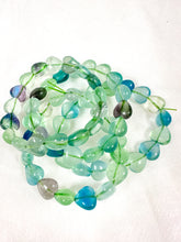 Load image into Gallery viewer, Gemmy Fluorite Heart Bracelet