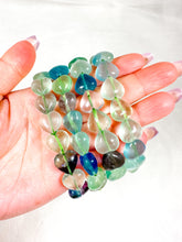Load image into Gallery viewer, Gemmy Fluorite Heart Bracelet