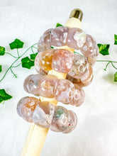 Load image into Gallery viewer, Flower Agate Rectangular Bangle