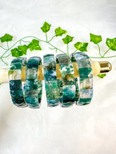 Load image into Gallery viewer, Moss Agate Rectangular Bangle