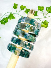 Load image into Gallery viewer, Moss Agate Rectangular Bangle