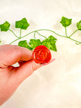 Load image into Gallery viewer, Red Jasper/Green Aventurine Rose