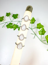 Load image into Gallery viewer, Rainbow Moonstone Ring (adjustable)