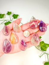 Load image into Gallery viewer, Candy Fluorite Teardrop Cabochon