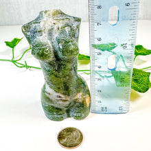 Load image into Gallery viewer, Moss Agate Goddess Body (58E)
