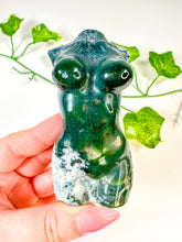 Load image into Gallery viewer, Moss Agate Goddess Body (58F)