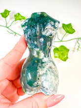 Load image into Gallery viewer, Moss Agate Goddess Body (58F)