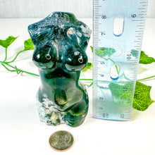 Load image into Gallery viewer, Moss Agate Goddess Body (58F)