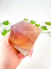 Load image into Gallery viewer, Rainbow Fluorite Standing Cube (36F)