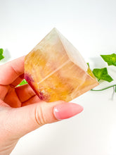 Load image into Gallery viewer, Rainbow Fluorite Standing Cube (32P)