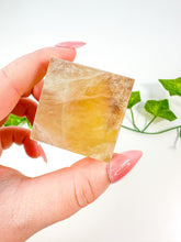 Load image into Gallery viewer, Rainbow Fluorite Standing Cube (32P)
