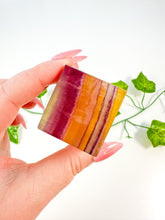 Load image into Gallery viewer, Rainbow Fluorite Standing Cube (30R)