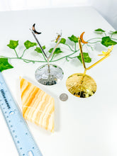 Load image into Gallery viewer, Orange Calcite Diamond on Stand (50B)