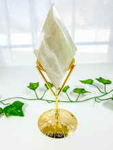 Load image into Gallery viewer, Rainbow Moonstone Diamond on Stand (58A)
