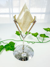 Load image into Gallery viewer, Rainbow Moonstone Diamond on Stand (32A)