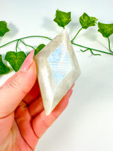 Load image into Gallery viewer, Rainbow Moonstone Diamond on Stand (32A)