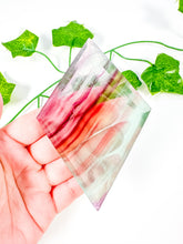 Load image into Gallery viewer, Rainbow Fluorite Diamond on Stand (40D)