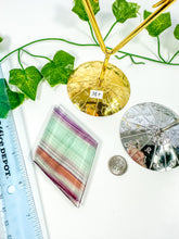 Load image into Gallery viewer, Rainbow Fluorite Diamond on Stand (38T)