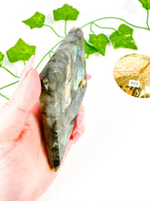 Load image into Gallery viewer, Labradorite Diamond on Stand (44D)