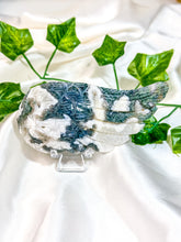 Load image into Gallery viewer, Moss Agate Angel Wing (55D)