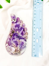 Load image into Gallery viewer, Chevron Amethyst Angel Wing (55B)
