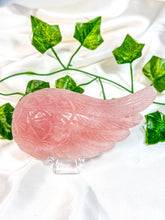 Load image into Gallery viewer, Rose Quartz Angel Wing (55G)